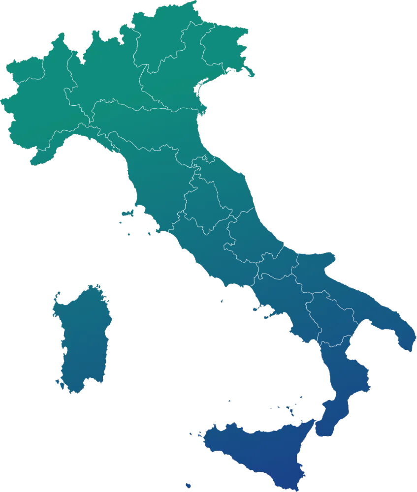 mappa dell'Italia